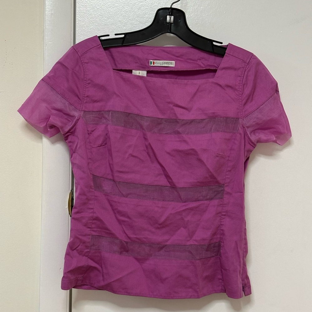 Purple Stripe Shirt | Nara Camicie